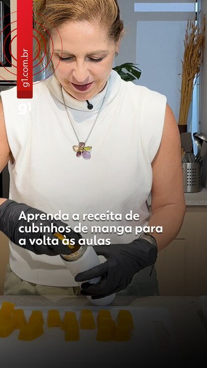 Receita ensina preparo de cubos de manga congelados